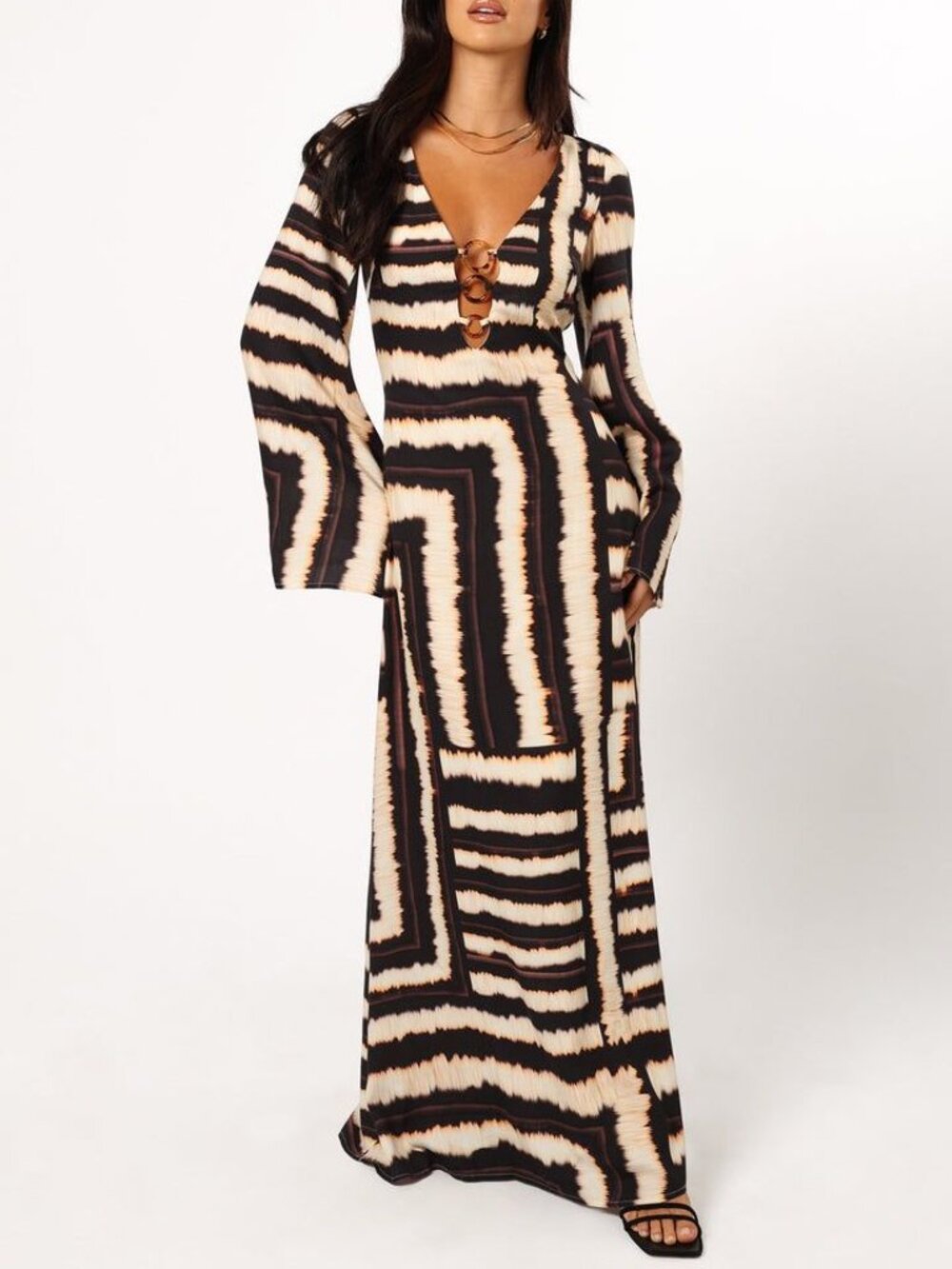 Seven Wonders NWT Azure Maxi Dress in Noria Print Sz xs